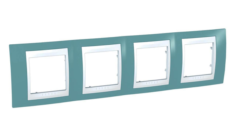 Рамка 4-постовая Schneider Electric Unica Хамелеон MGU6.008.873