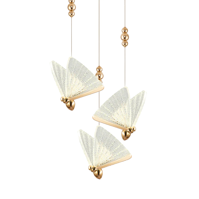 Подвесной светильник Delight Collection Butterfly OM8201008-3 rose gold