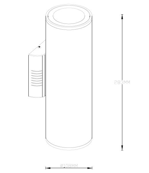 Уличный настенный светильник Donolux Compass DL20281WW20B2