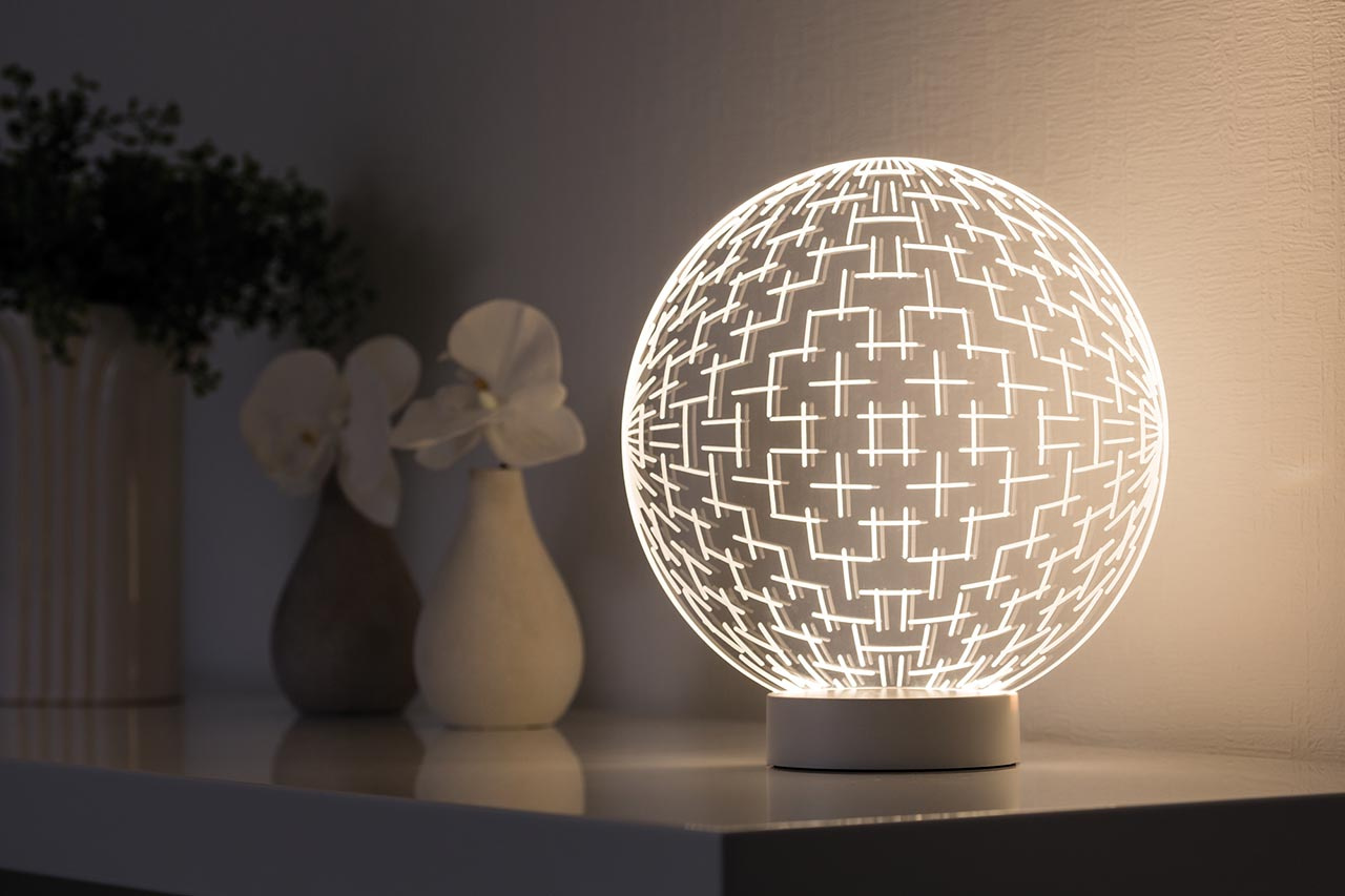 Плафон Paulmann 3D Maze Glas 79532