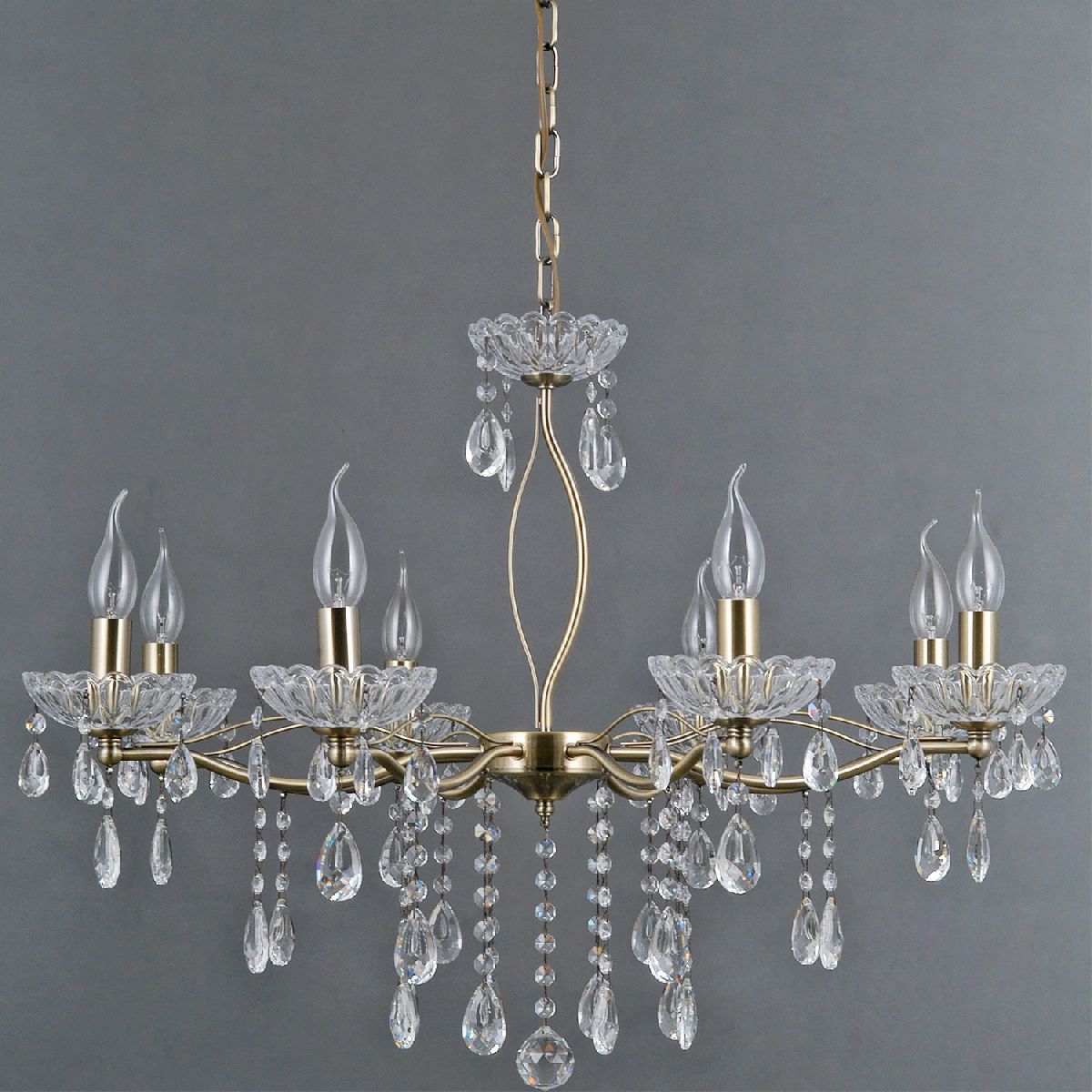 Подвесная люстра Illumico IL0265-8PSQ-24 AB CASTOR