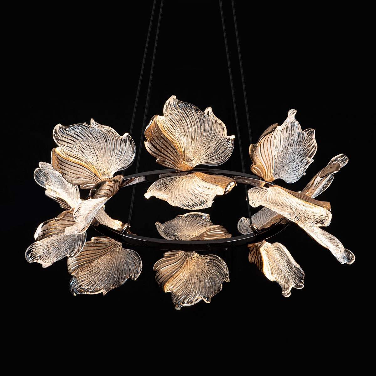 Подвесная люстра с дистанционным управлением Modelux ML.2412.600 BK