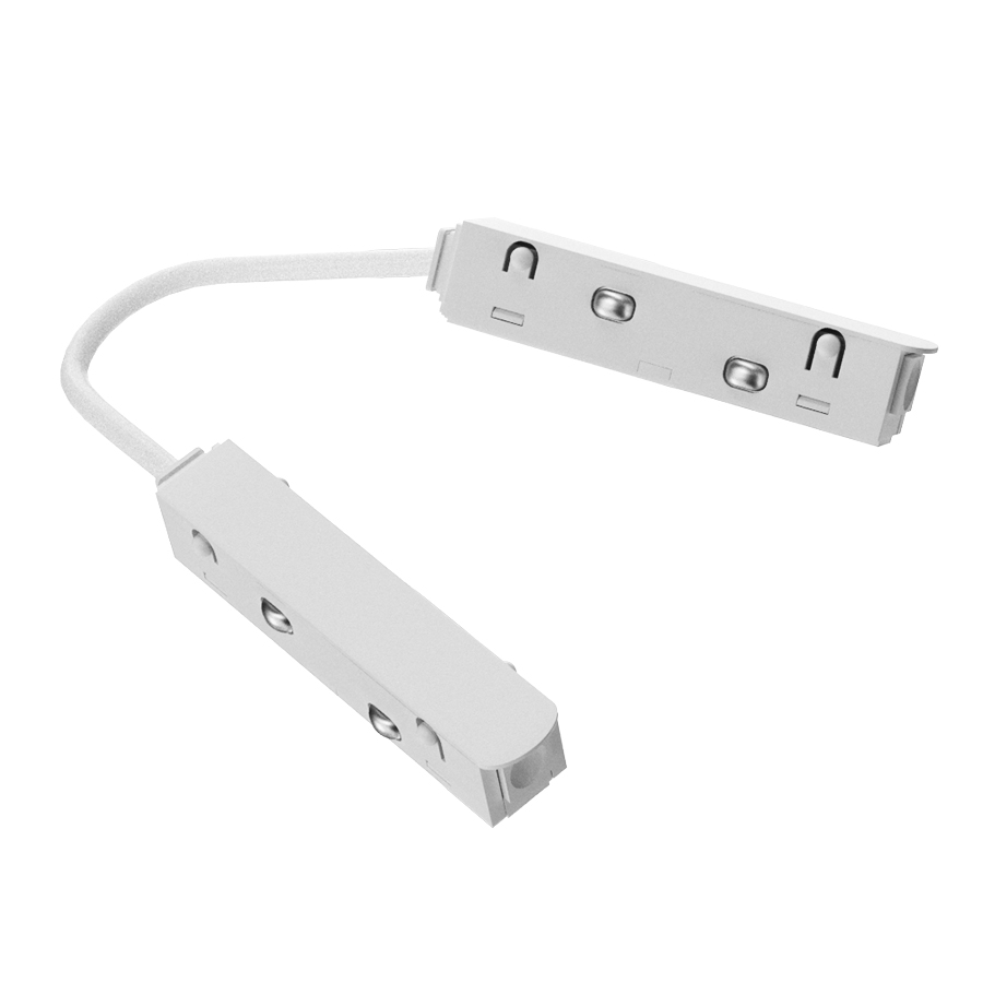 Коннектор угловой (гибкий) для магнитной системы Ledron TSM-LFH White 00000016874