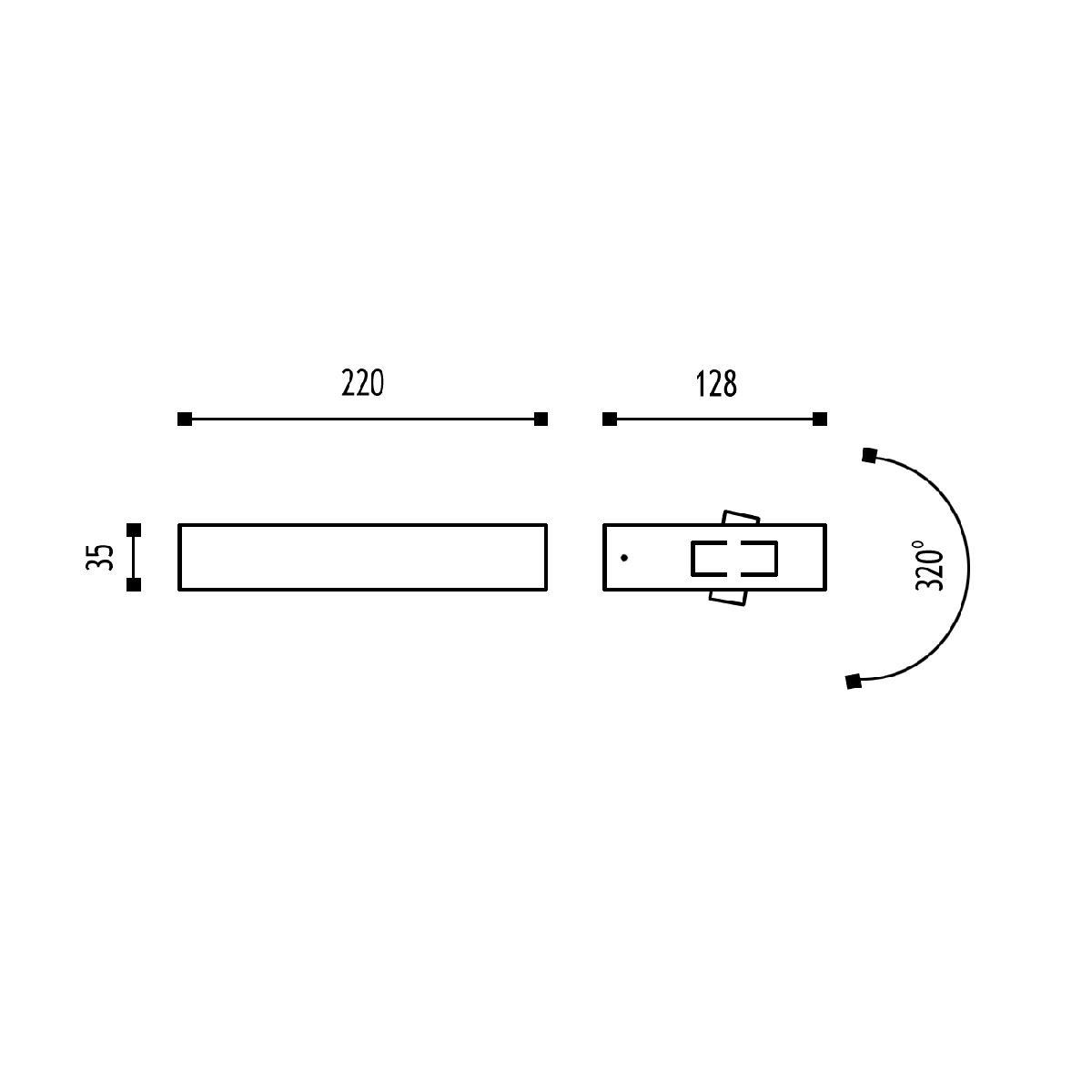 Уличный настенный светильник Elvan PJ-1503/1-11W-WW-Gr