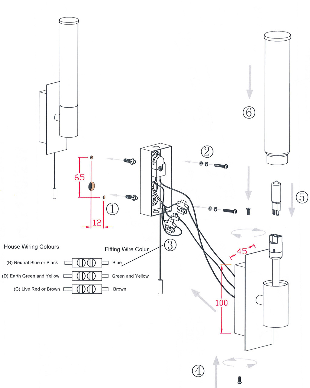 Подсветка для зеркал Odeon Light Vell 2139/1W