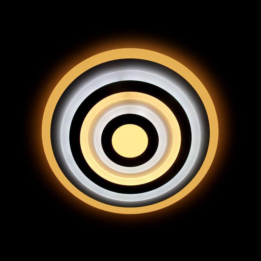 Потолочный светодиодный светильник Ambrella Light Orbital Acrylic FA90 WH 140W D500