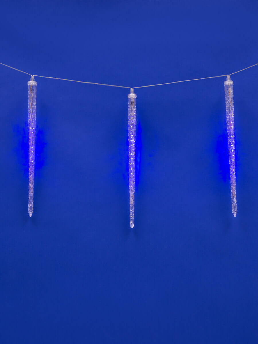 Светодиодная гирлянда (11125) Uniel занавес Сосульки 220V синий ULD-E3005-300/DTK BLUE IP44 ICICLE