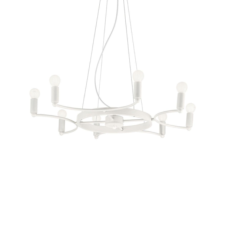 Подвесная люстра Ideal Lux Space SP8 Bianco 165073