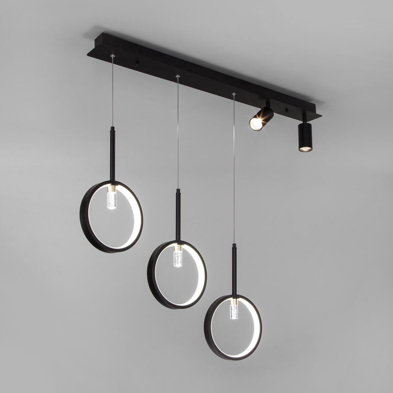 Подвесной светильник Eurosvet Verge 90249/5 черный