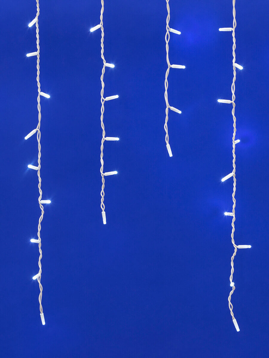 Уличная светодиодная гирлянда (UL-00001367) Uniel бахрома 230V белый ULD-B3010-200/SWK White IP67