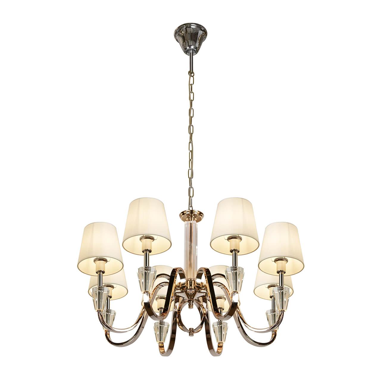 Подвесная люстра iLamp Alesti P2424-8 Nickel