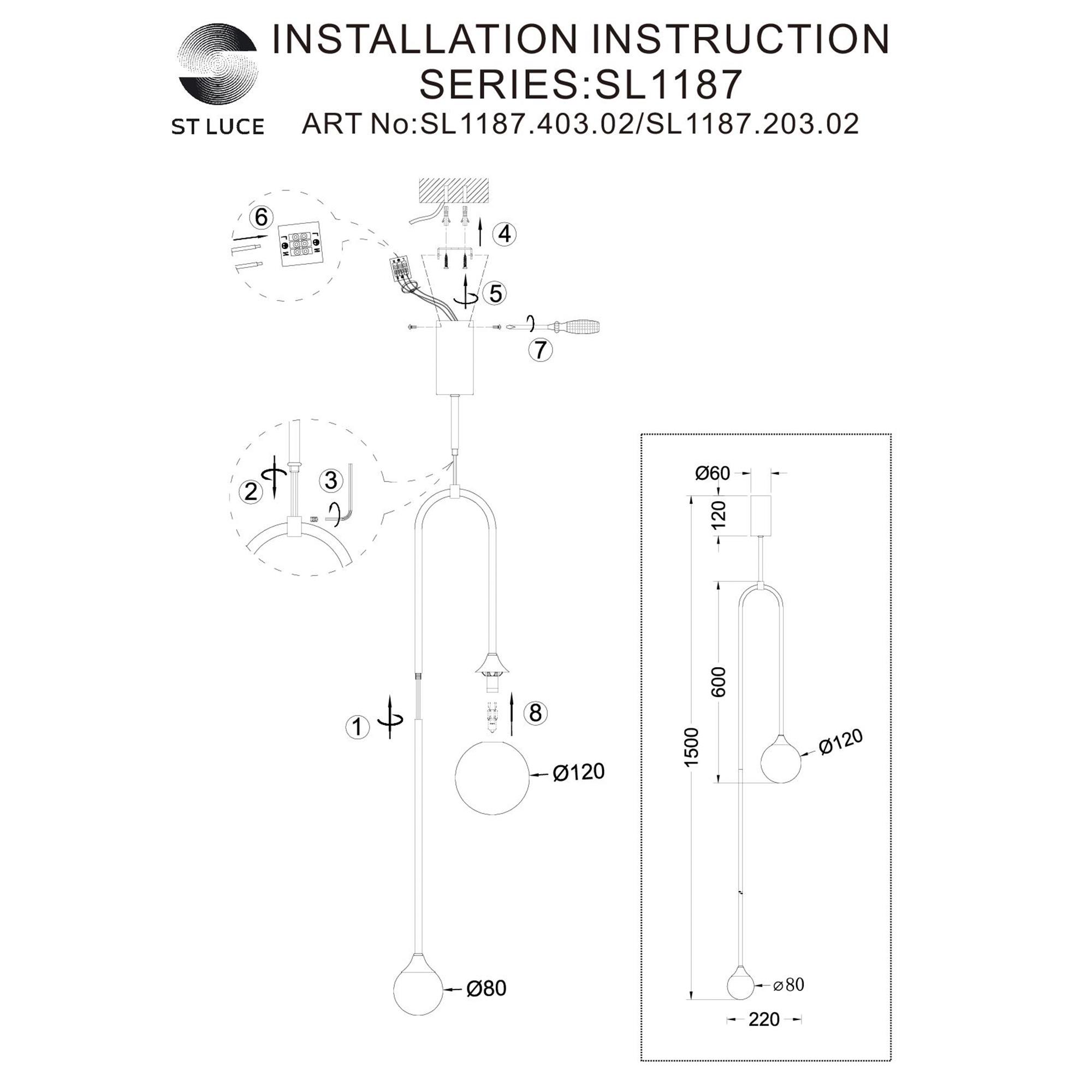Подвесной светильник ST Luce Vive SL1187.403.02