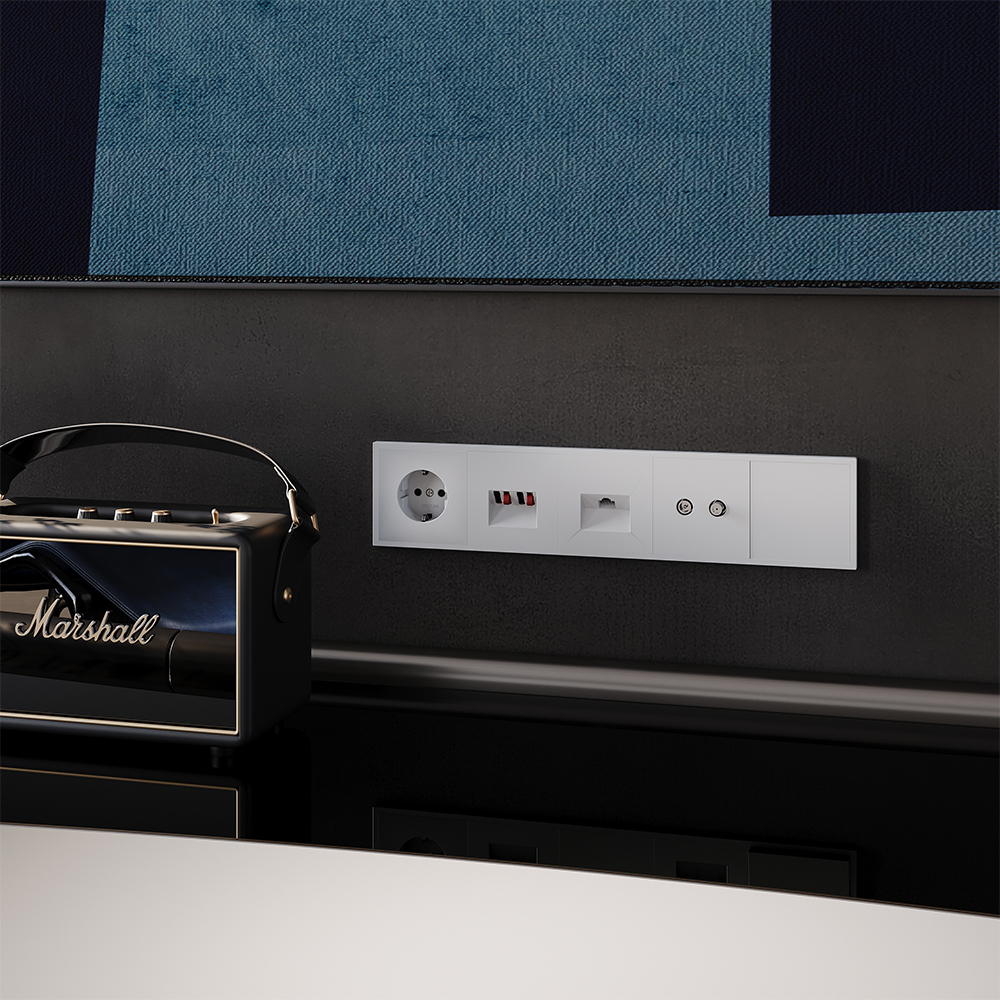 Рамка на 5 постов Voltum S70 VLS100502 (белый матовый)