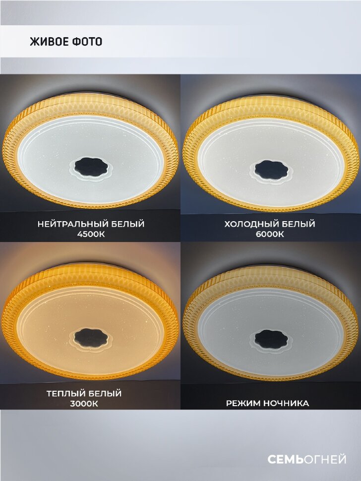 Потолочный светильник Seven Fires Эйри 48111.45.72.77OR