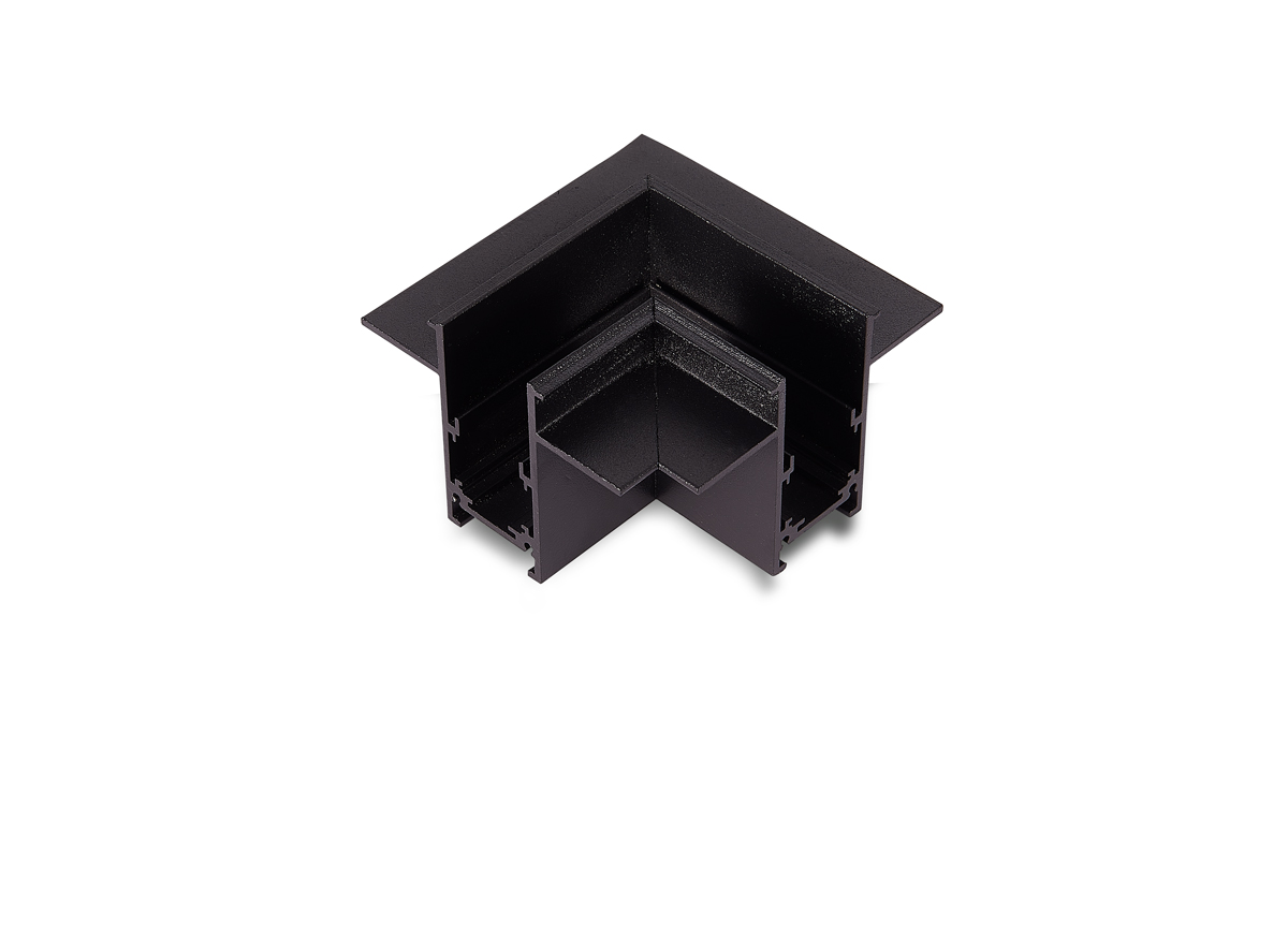 L-образный угол-соединитель для встраиваемого шинопровода Donolux Space-track System L corner InB