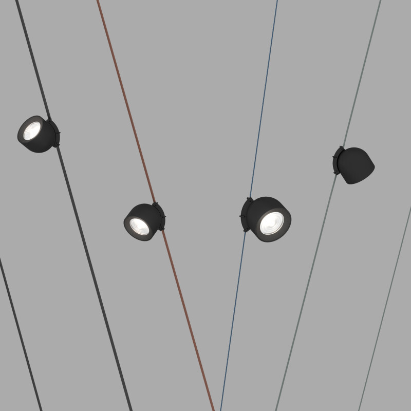 Трековый однофазный светильник Denkirs Belty spot DK5640-BK