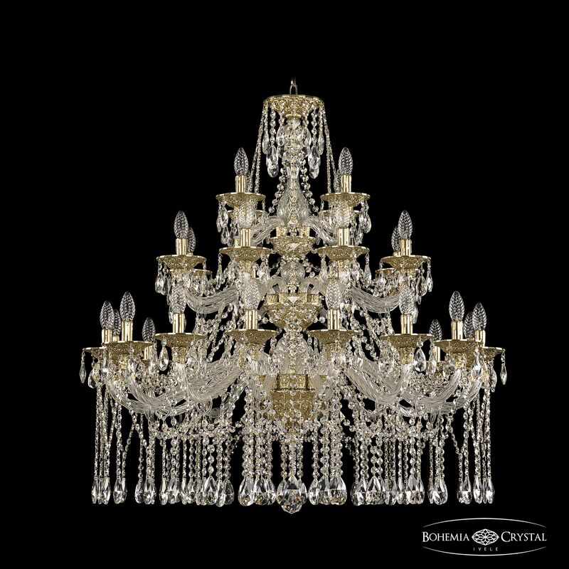 Подвесная люстра Bohemia Ivele Crystal 16113/16+8+4/360/3d G