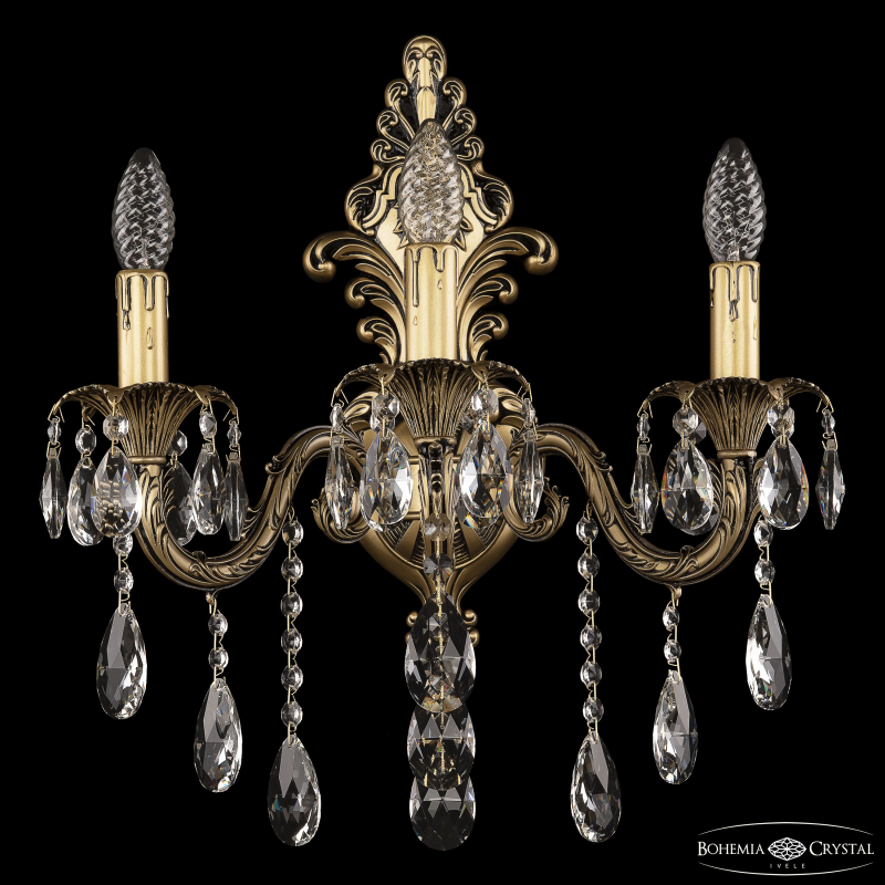 Бра Bohemia Ivele Crystal AL7901B15/3/175 B AGB