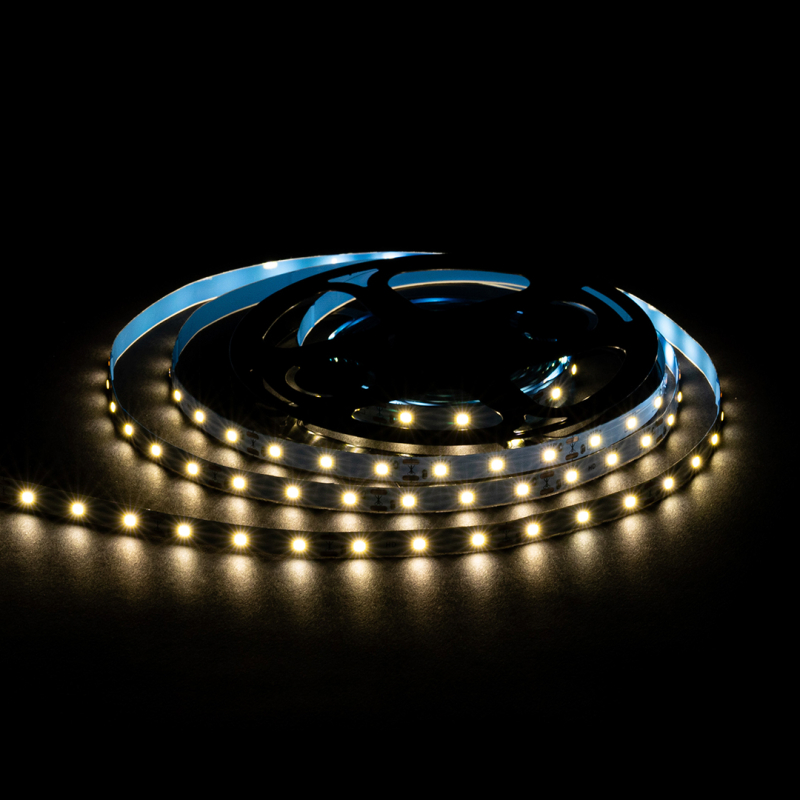 Светодиодная лента OGM 12В 2835 4,8Вт/м 4000К 7Лм/чип 5м IP20 LSE-247