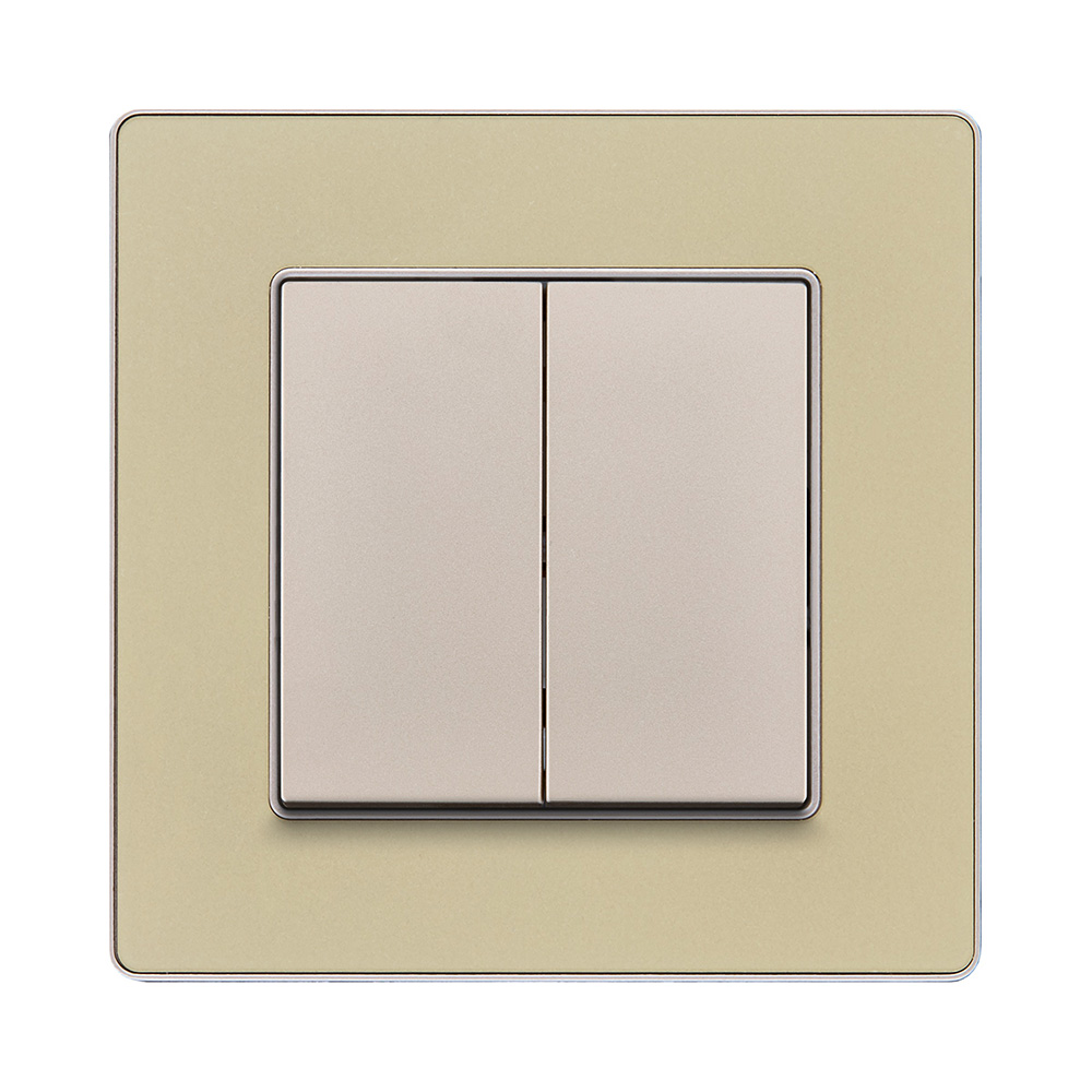 Рамка 1-постовая, золотой Kollinger Eleganz Acryl EA1GD