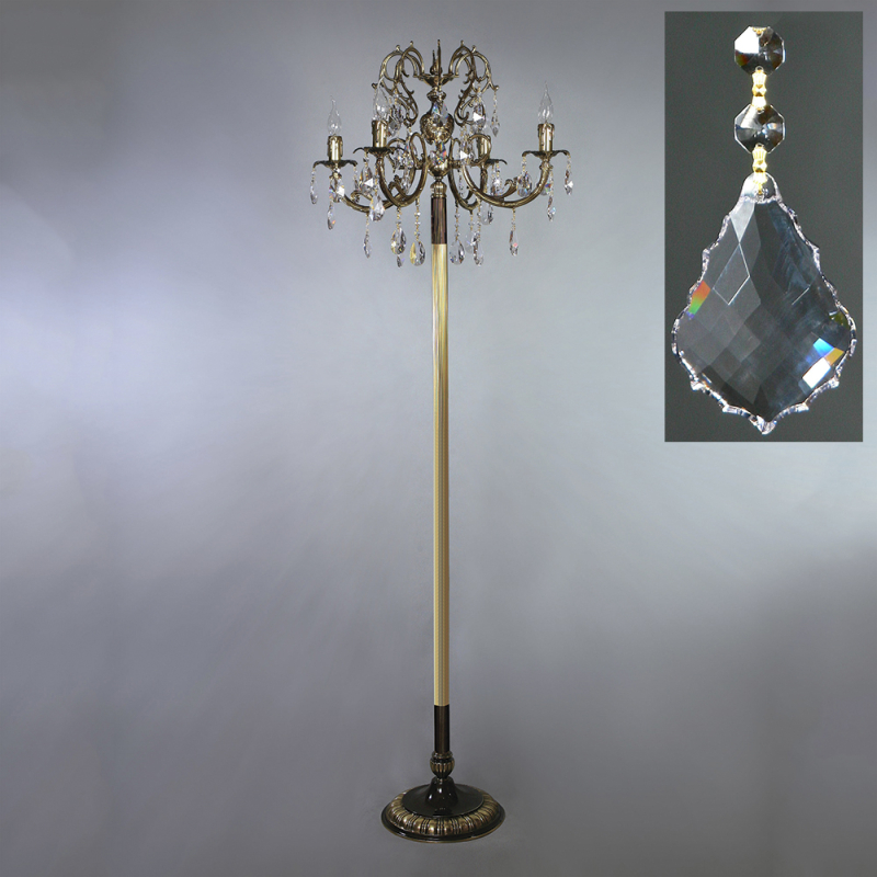 Торшер AMBIENTE 8888F/4 PB New Leaf