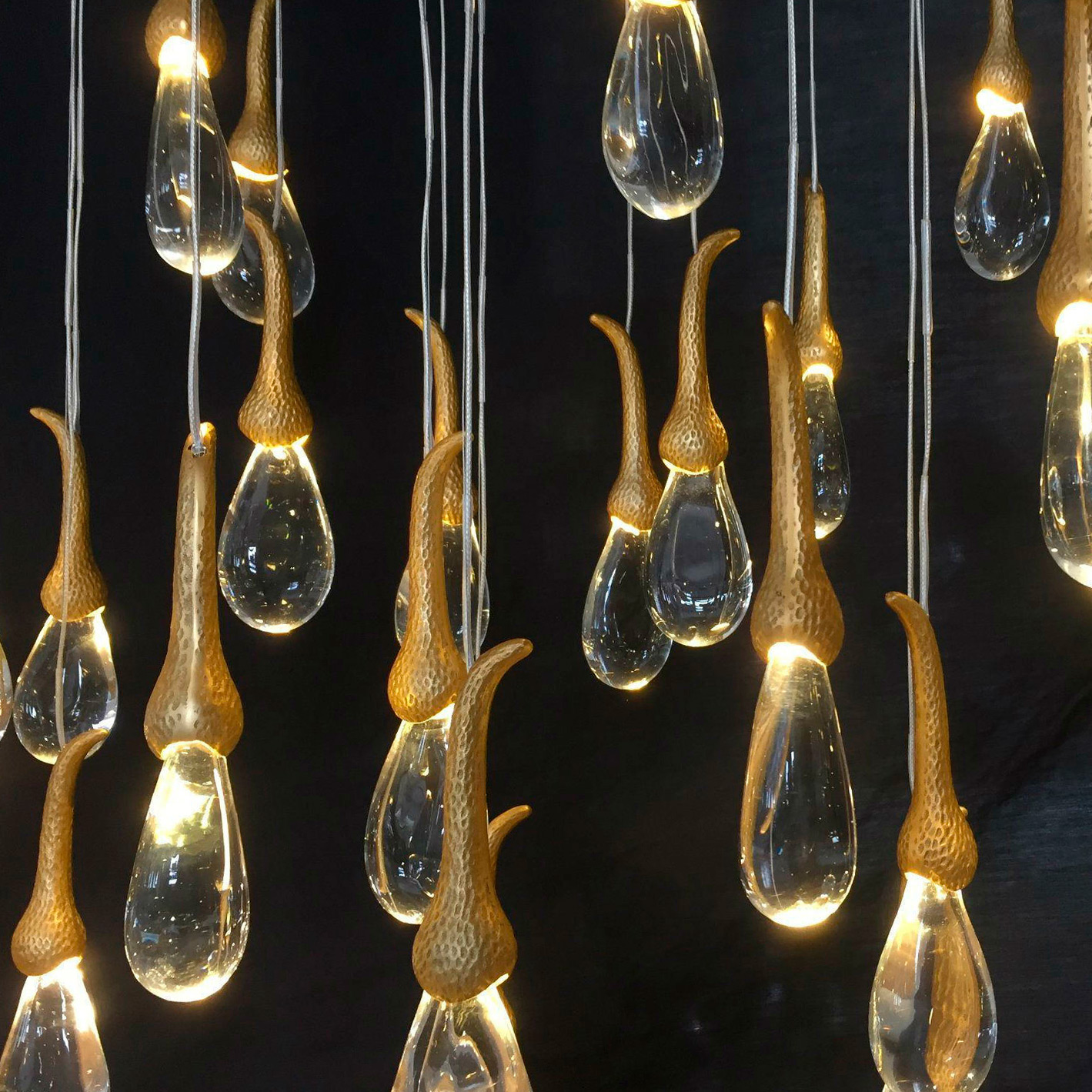 Подвесной светильник Delight Collection Seed OMG07287-7 gold