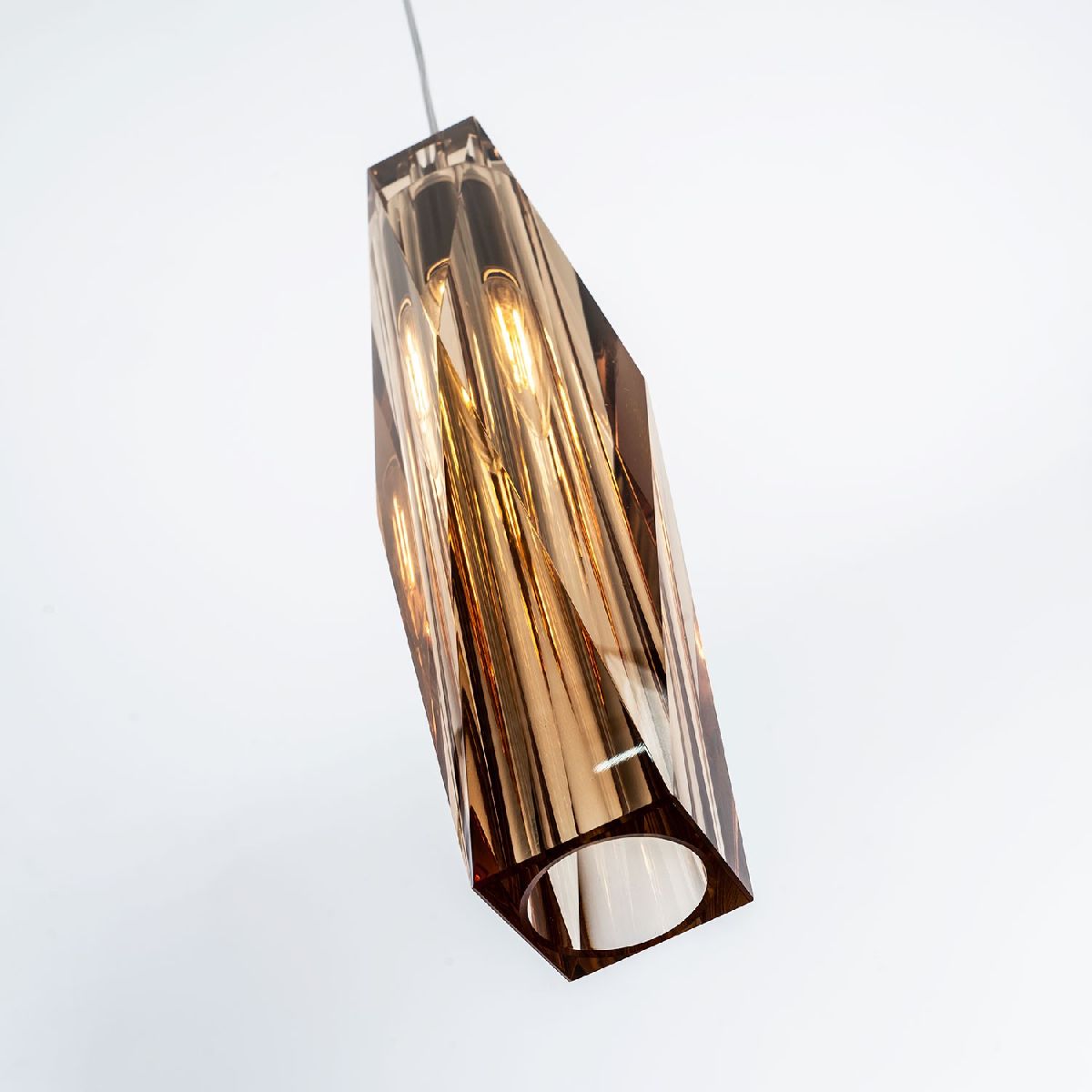 Подвесной светильник хрустальный Modelux ML.88950.1 AM