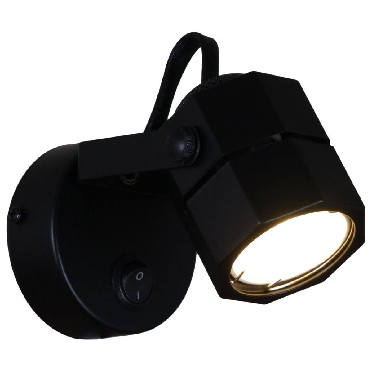 Спот Reluce 16021-9.5-001CT MR16 BK