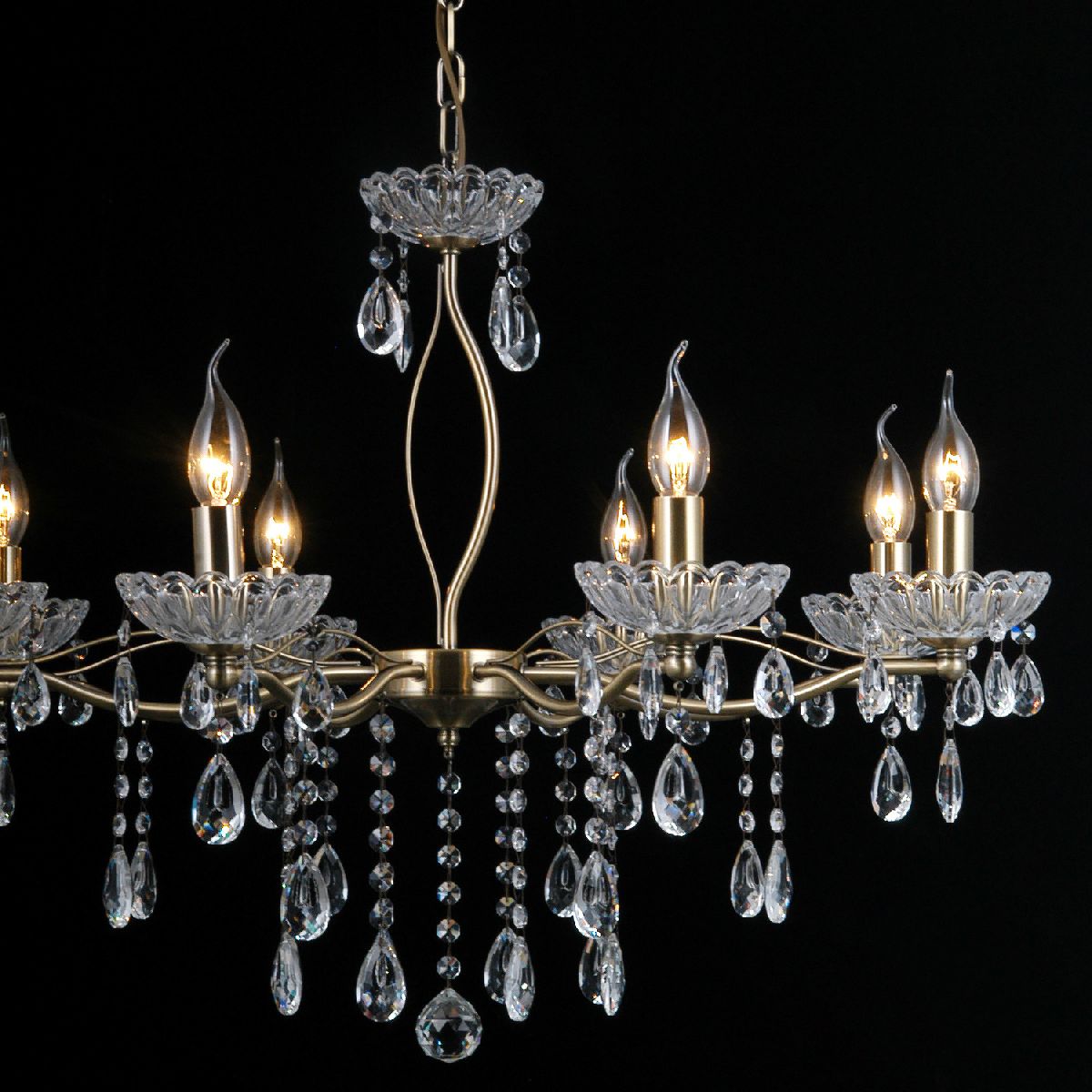 Подвесная люстра Illumico IL0265-8PSQ-24 AB CASTOR