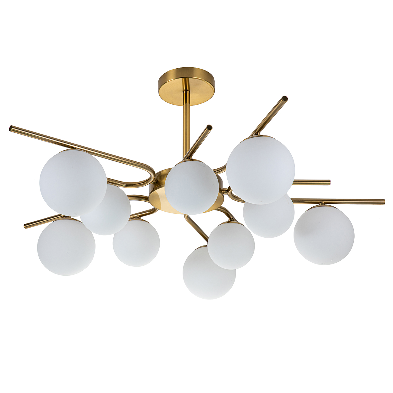 Люстра на штанге Escada Sphere 642/10P Brass