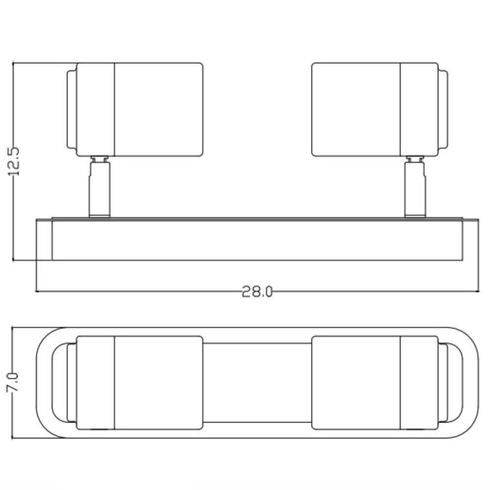 Светодиодный спот Lucide Lennert 26957/10/12