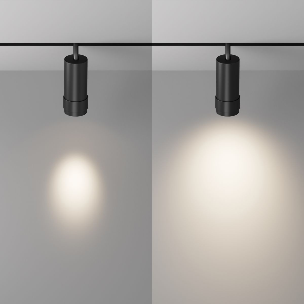 Трековый магнитный светильник Maytoni Focus Zoom TR212-4-12WTW-DD2-Z-B