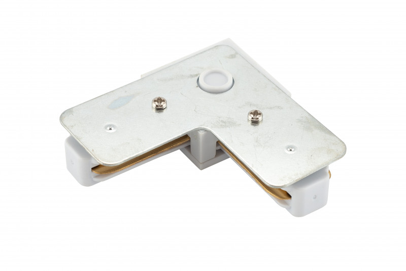 Коннектор L-образный Denkirs DK Track White TR1102-WH