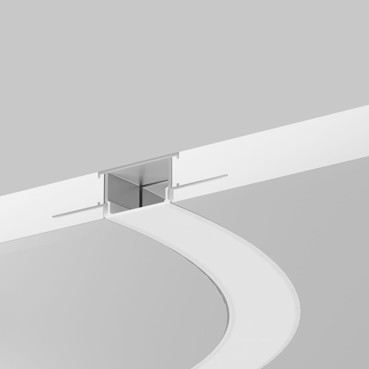 Алюминиевый встраиваемый профиль с боковым изгибом Maytoni 636003
