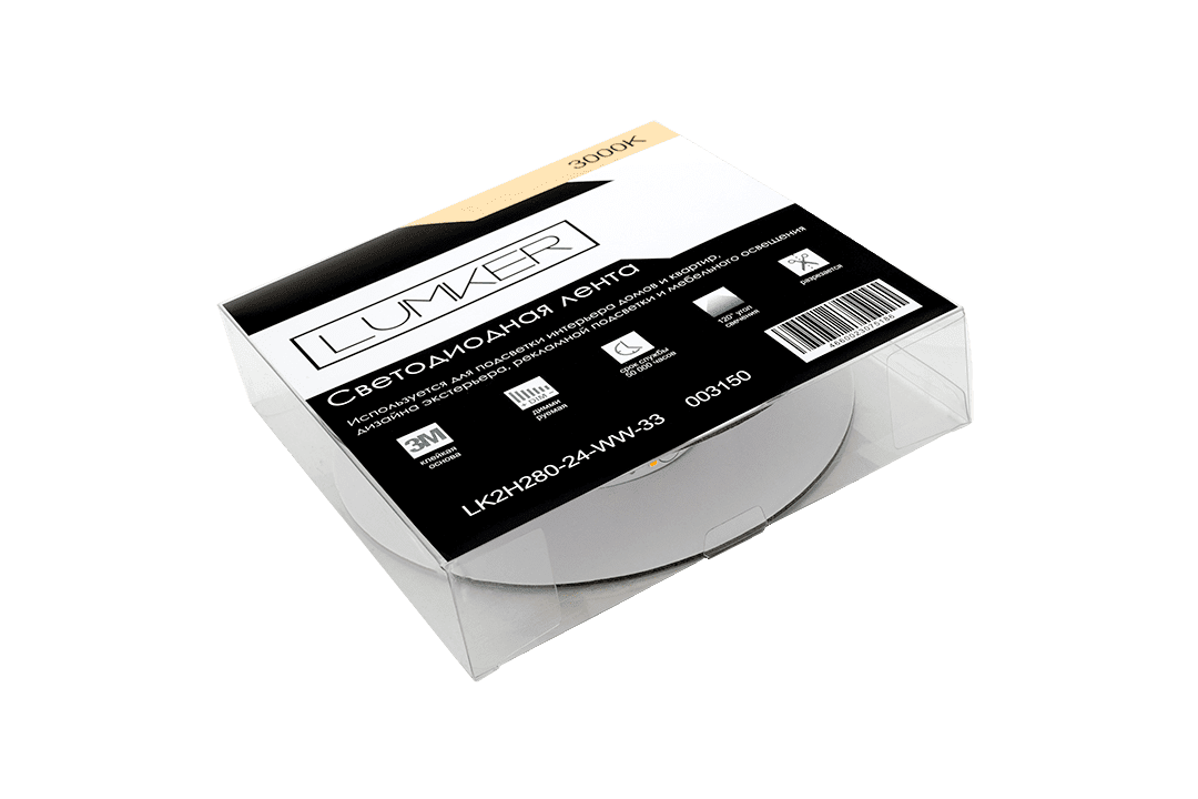 Светодиодная лента Lumker LK2H280-24-WW-33 003150