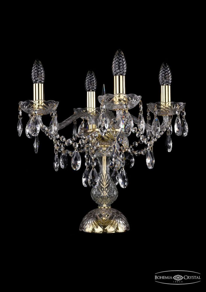 Настольная лампа Bohemia Ivele 1415L/4/141-39/G