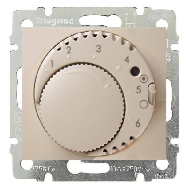 Термостат теплого пола Legrand Valena слоновая кость 774191