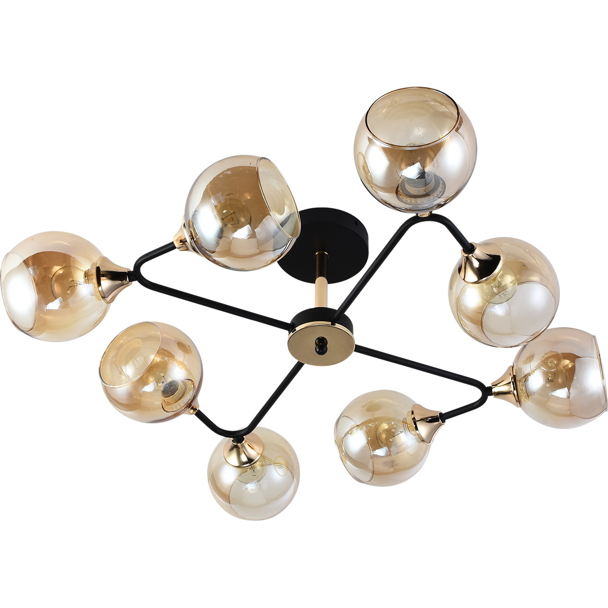 Люстра на штанге Reluce 01339-0.3-08 BK+FGD