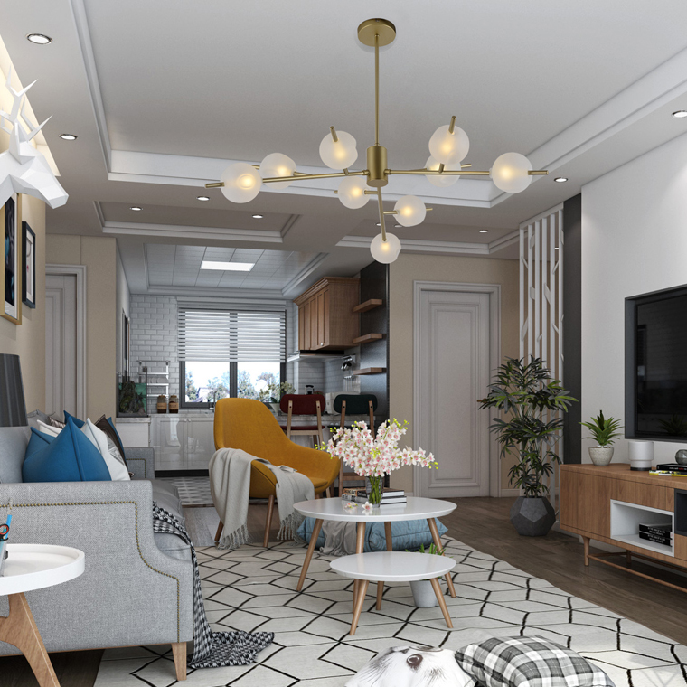 Люстра на штанге ImperiumLoft Vide 102191-26