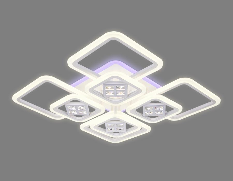 Потолочная светодиодная люстра Ambrella Light Acrylica Ice FA289
