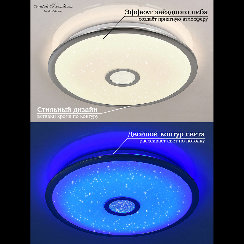 Потолочная люстра Natali Kovaltseva Colorful RGB INNOVATION STYLE 83118