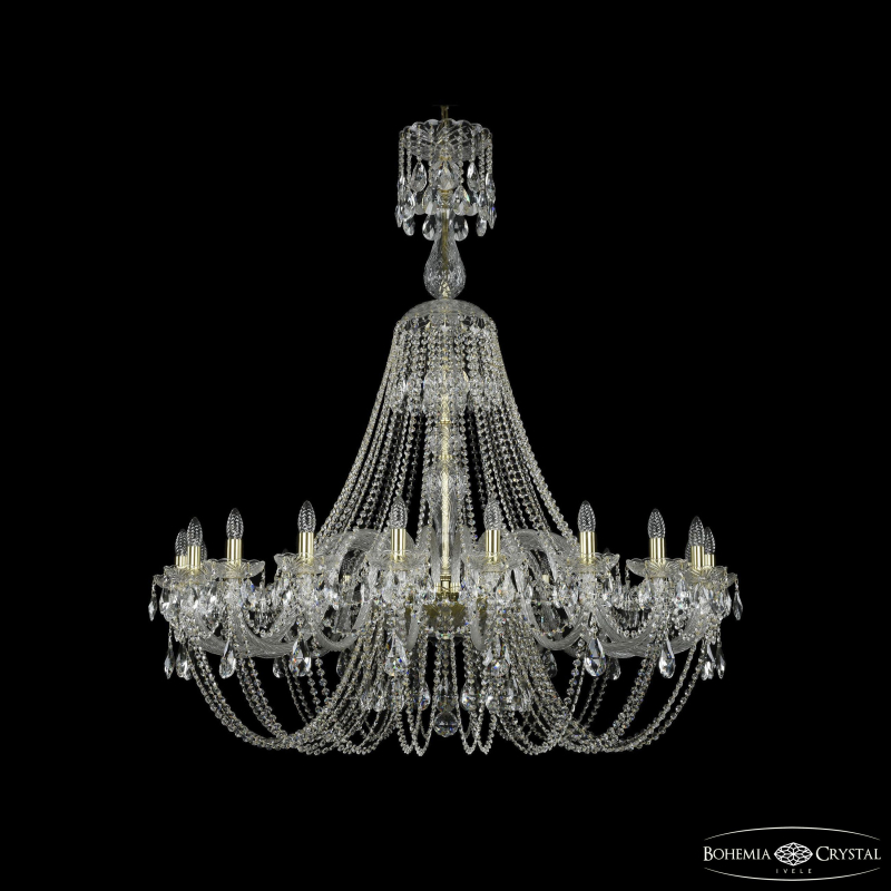 Подвесная люстра Bohemia Ivele Crystal 1406/20/460/XL-146 G
