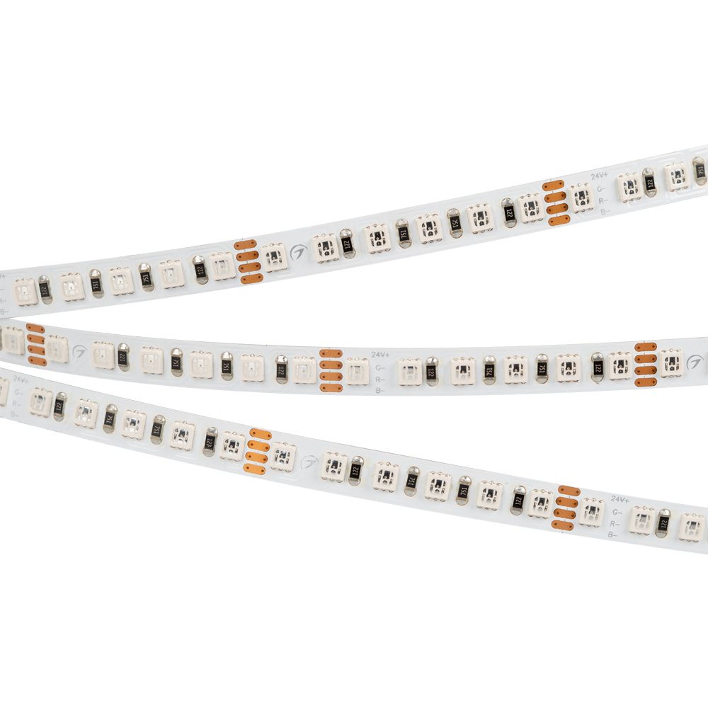Светодиодная лента герметичная Arlight RTW-SE-A120-8mm 24V RGB (12 W/m, IP65, 2835, 5m) 042906