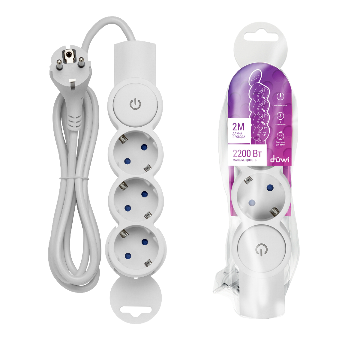 Удлинитель бытовой Duwi 32007 6