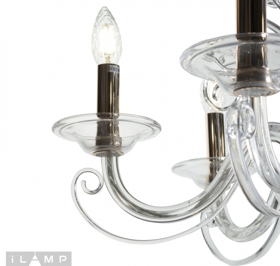 Подвесная люстра iLamp King P9372-6 GD