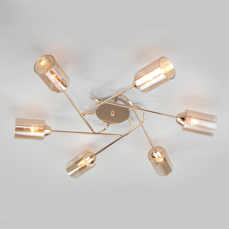 Накладная люстра Eurosvet 30167/6 золото