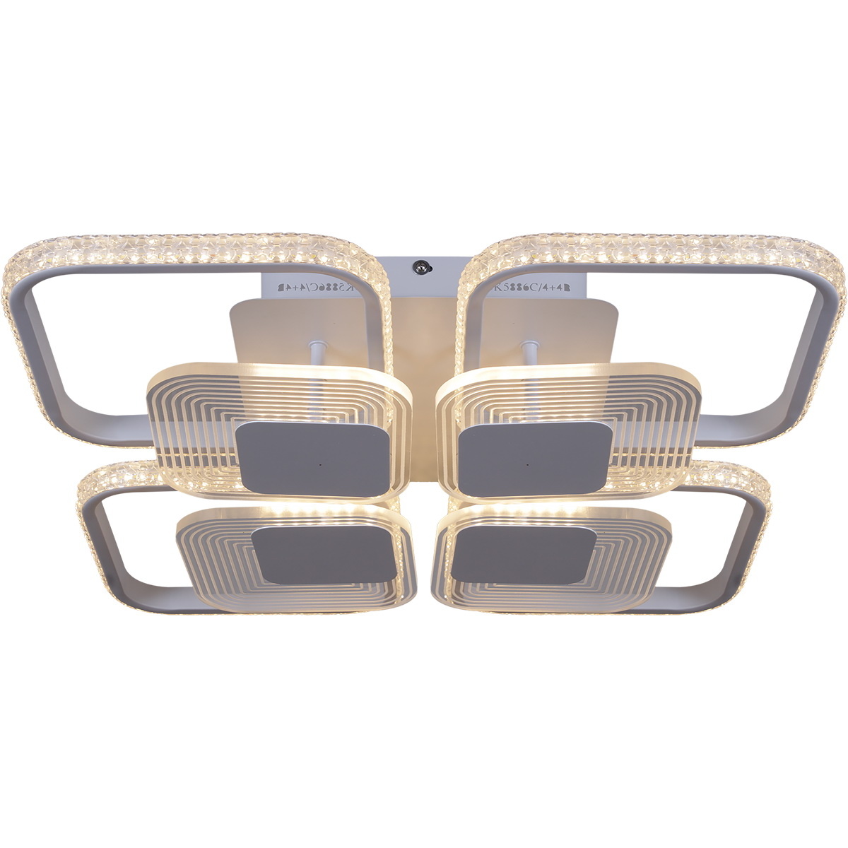 Потолочная люстра Reluce 05886-0.3-4+4B WH