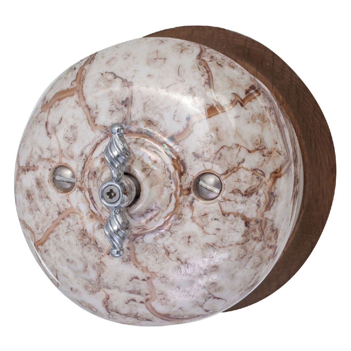 Выключатель перекрестный Bironi Фаберже B2-203-090/18