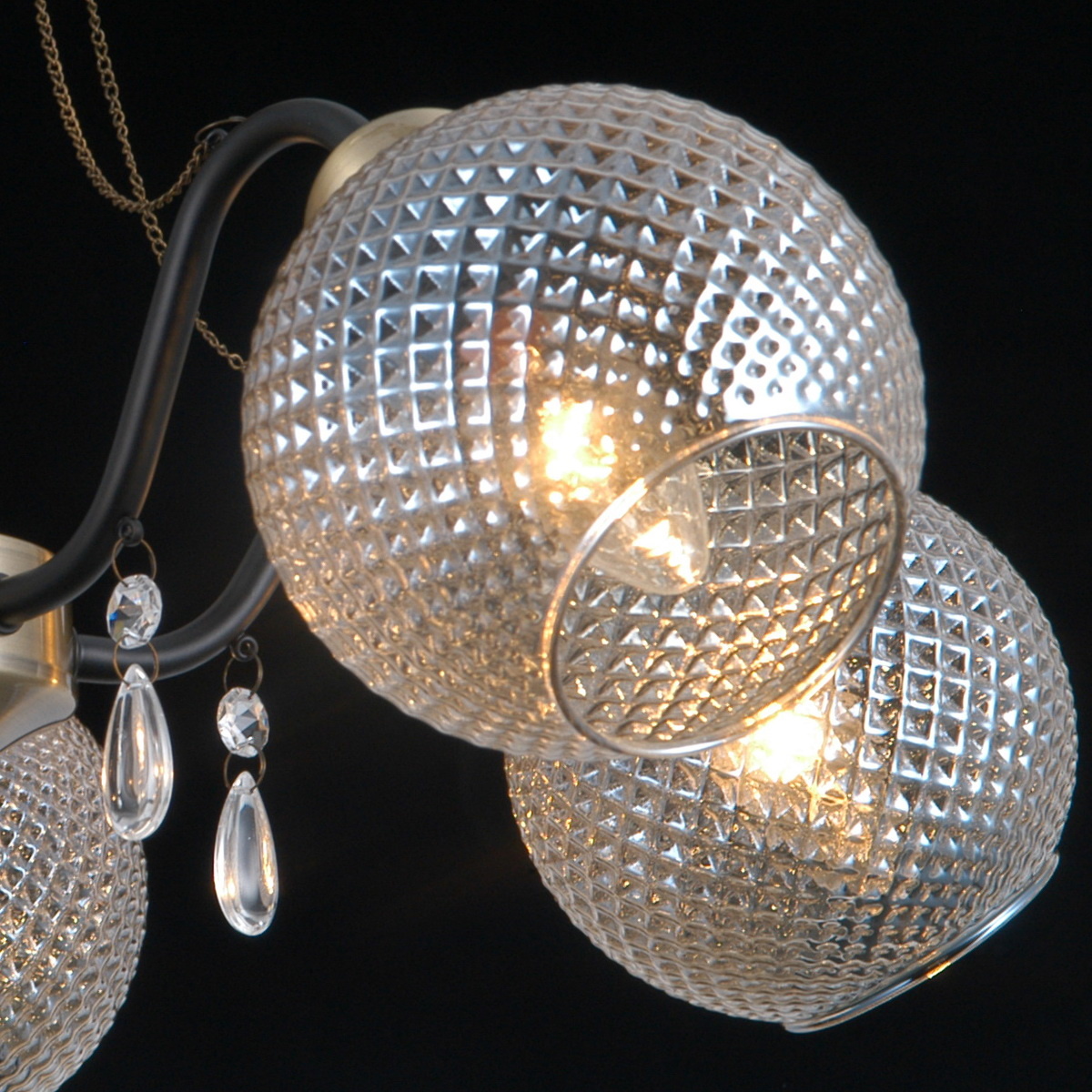 Люстра на штанге Illumico IL0432-5CSQ-29 AB BK