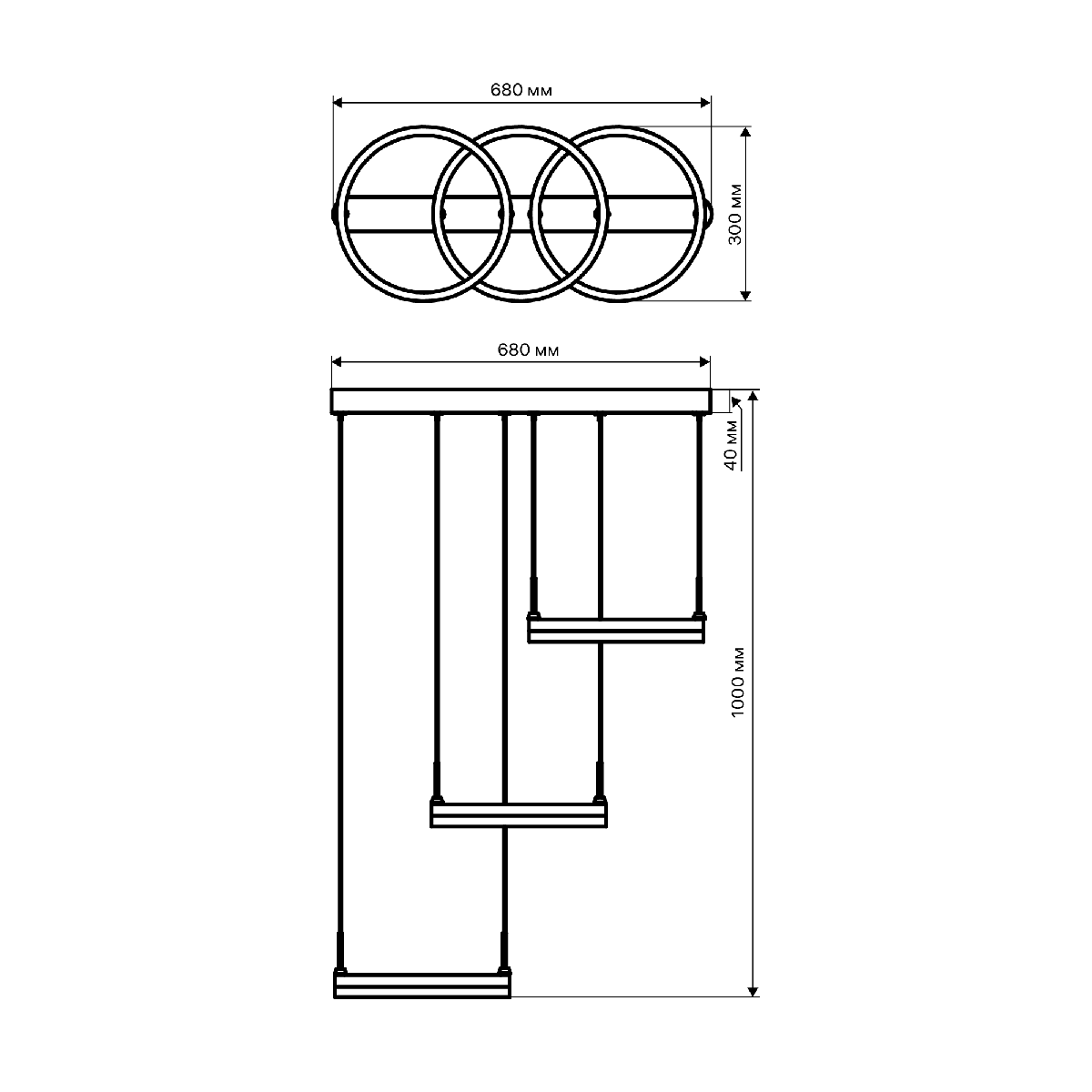 Подвесная люстра Ritter Rivo 52090 4